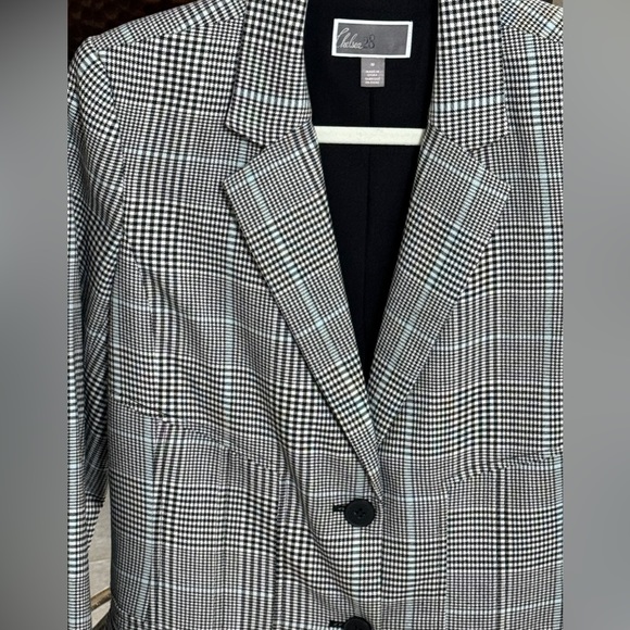 NWT - WOMEN'S "CHELSEA 28" BLACK 7 STRIPED HOUNDSTOOTH - Picture 3 of 5